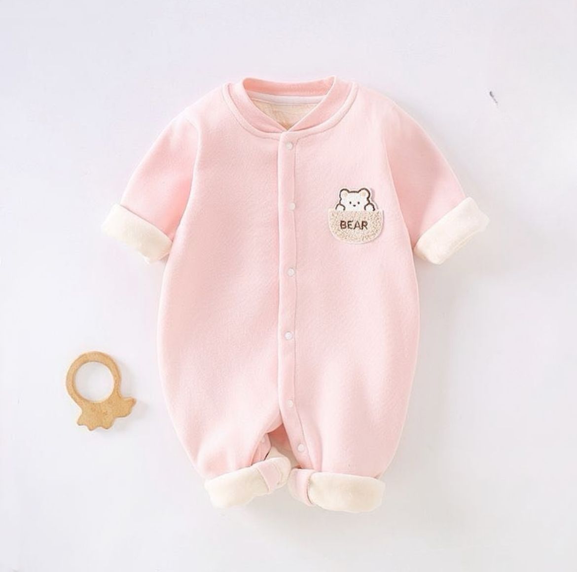 Pink fleece pajama