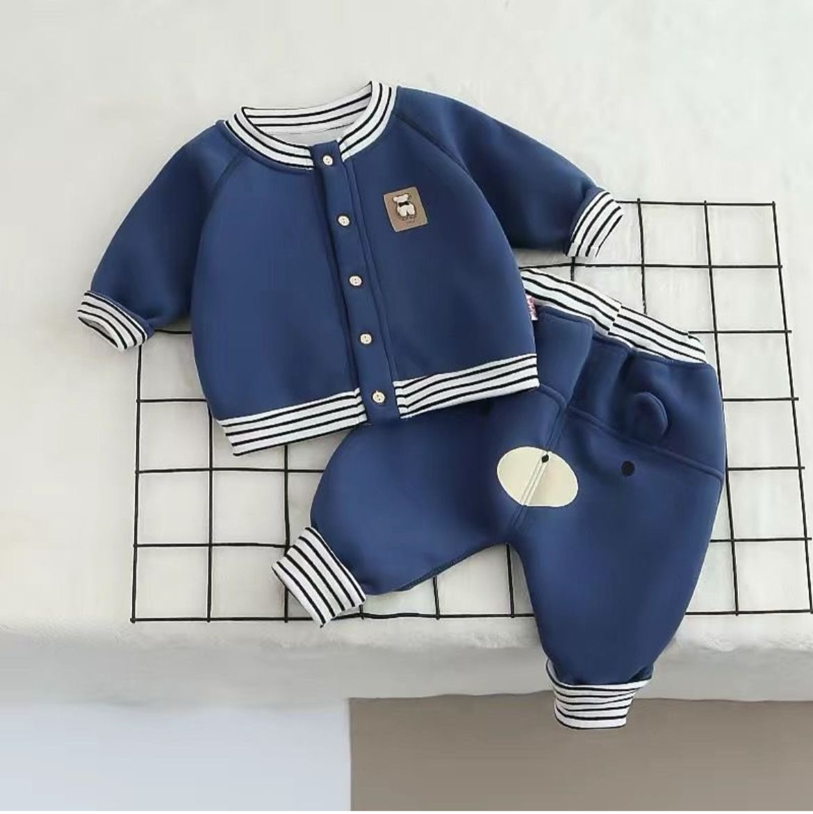 Dark bleu two piece set