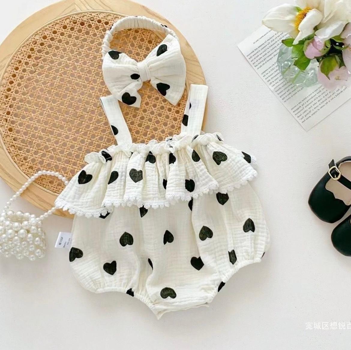 White and black onesie