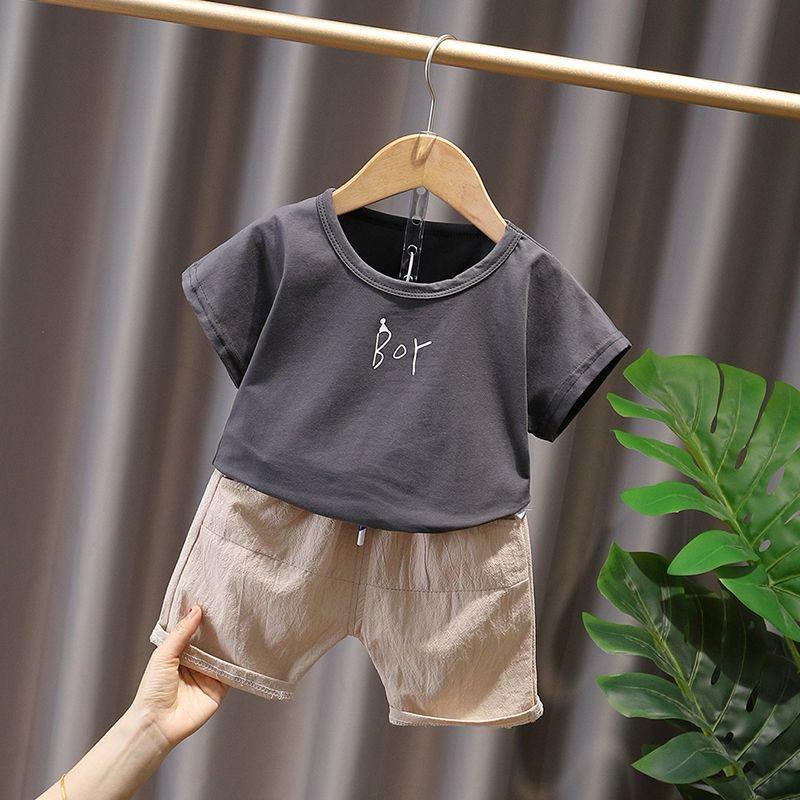 "Boy" set short & tshirt