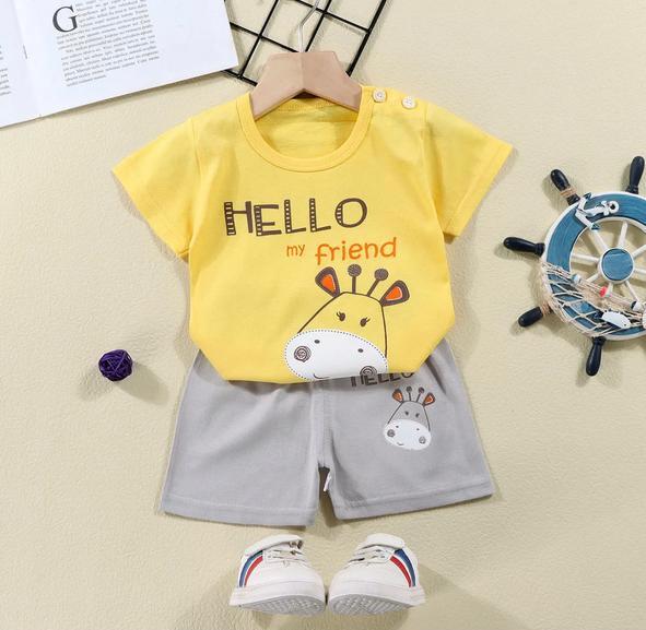 Yellow & grey pajama