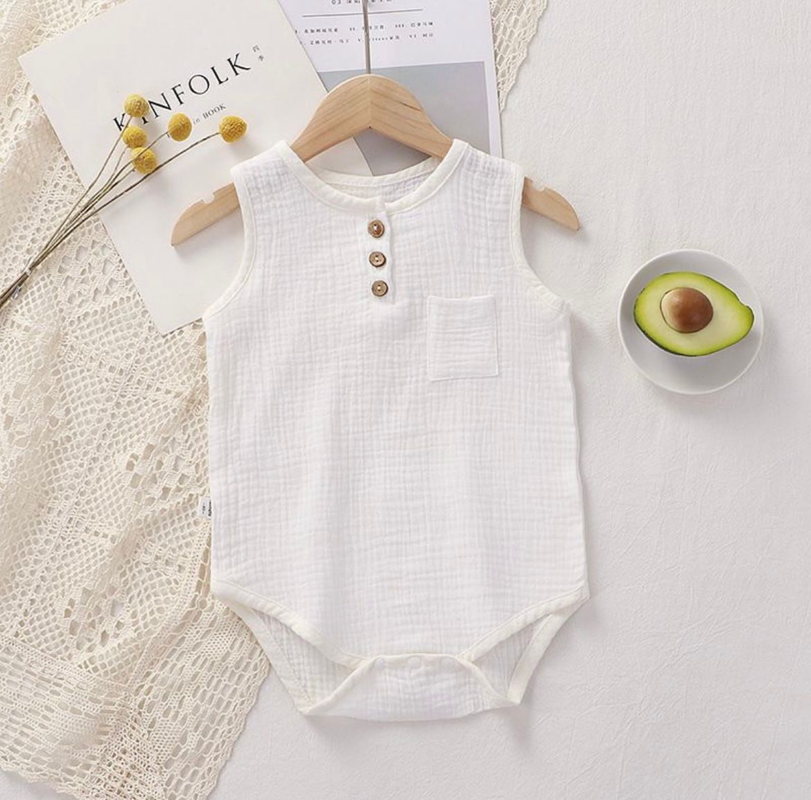 Onesie linen white