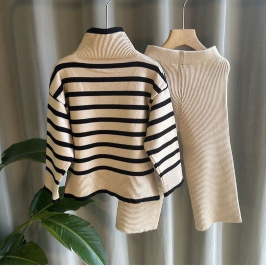 Trendy 2 piece girl pullover and pants