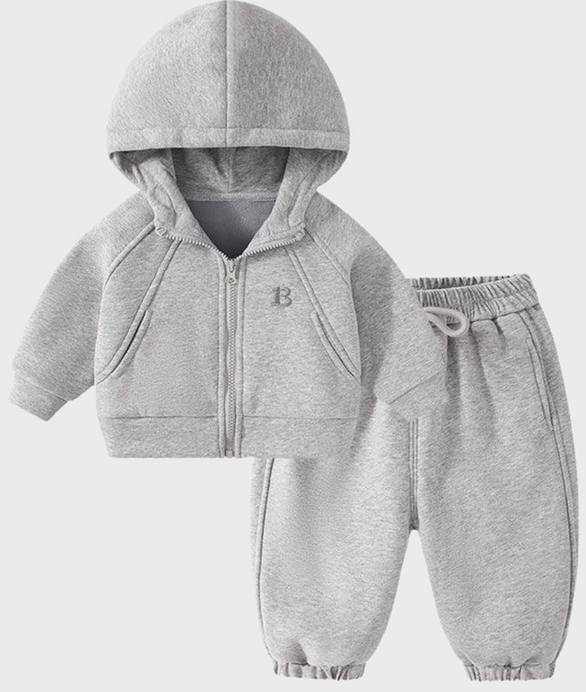 Grey fleece set