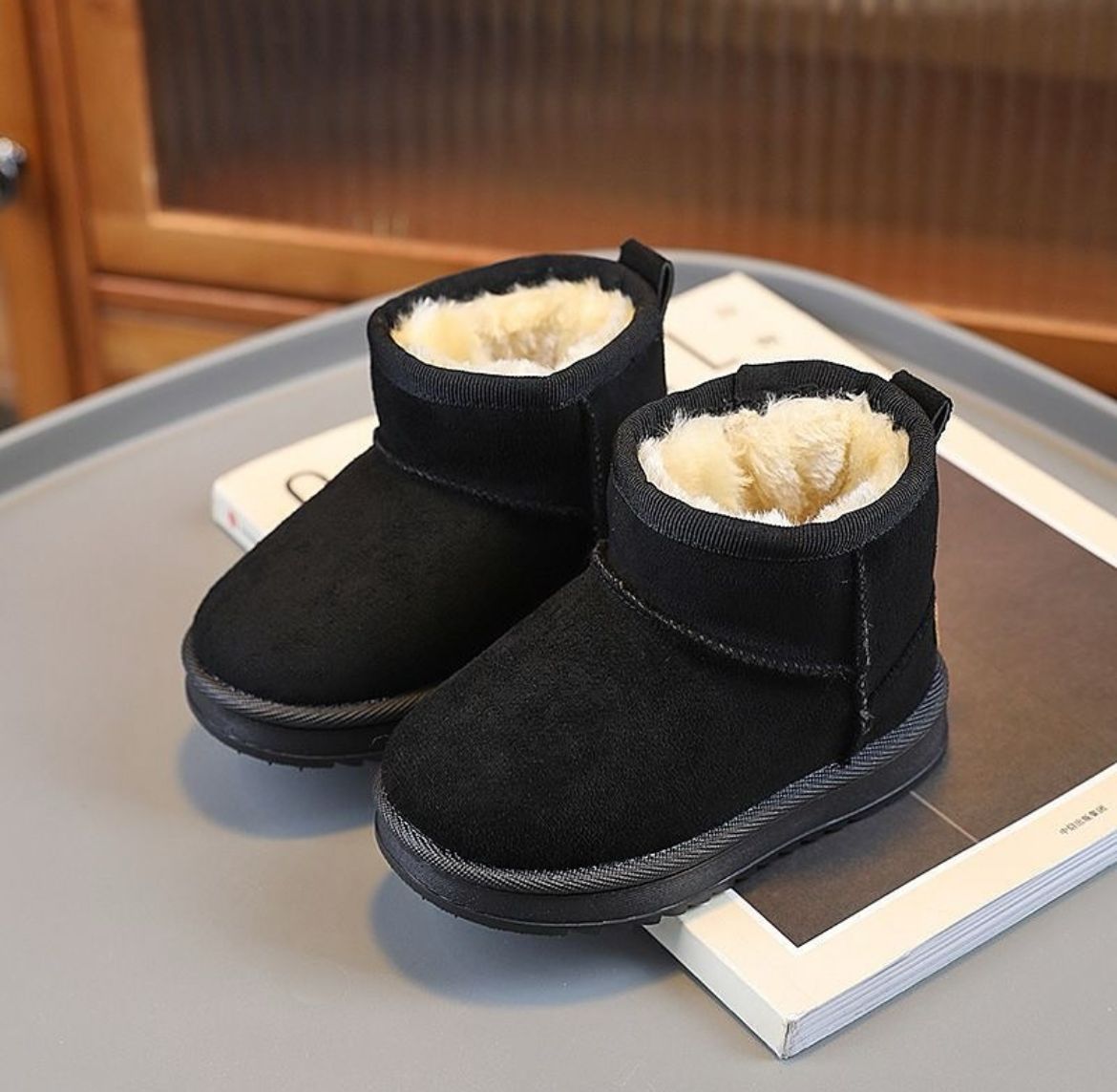 Cozy fleece winter boots