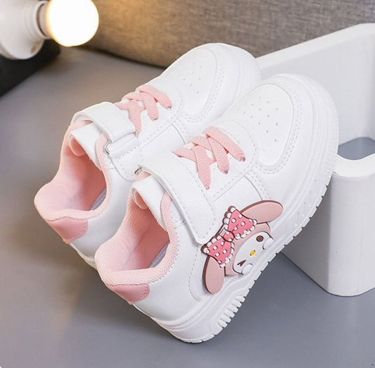 Cute pink and white shoes
